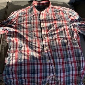 Mens Banana Republic shirt sleeve shirt, SZ: M